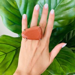 Kendra Scott Tela Cocktail Ring in Goldstone